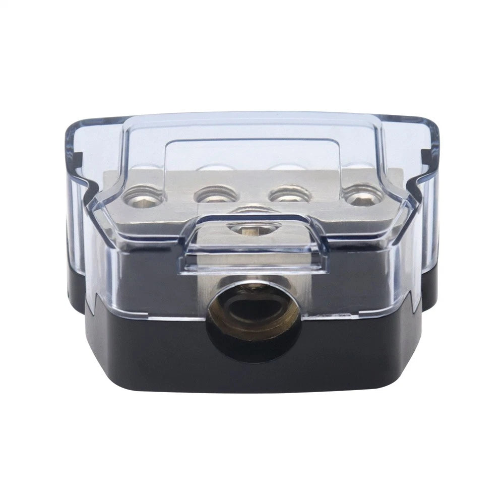 Four 4 Gauge Outputs Power Ground Amp Distribution Block One 0 Gauge Input Kit