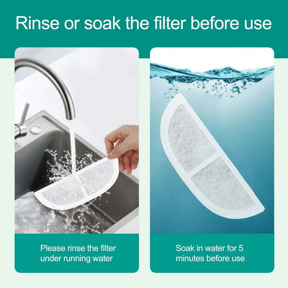 Replacement Filter for Eufy Pet Water Dispenser (Extended Lifespan)