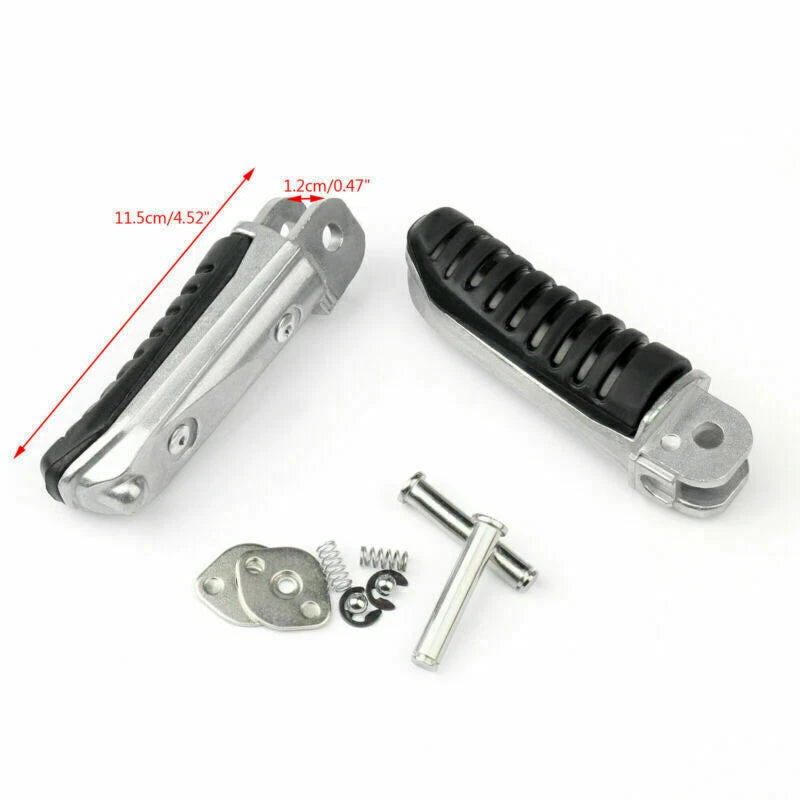 F&R Footrest Pedals for Suzuki GSXR600 GSX-R GSX750 GSX1000 (T9)