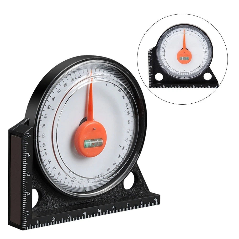 Set of 2 Magnetic Protractor Angle Level Finder Tools for Automotive Use