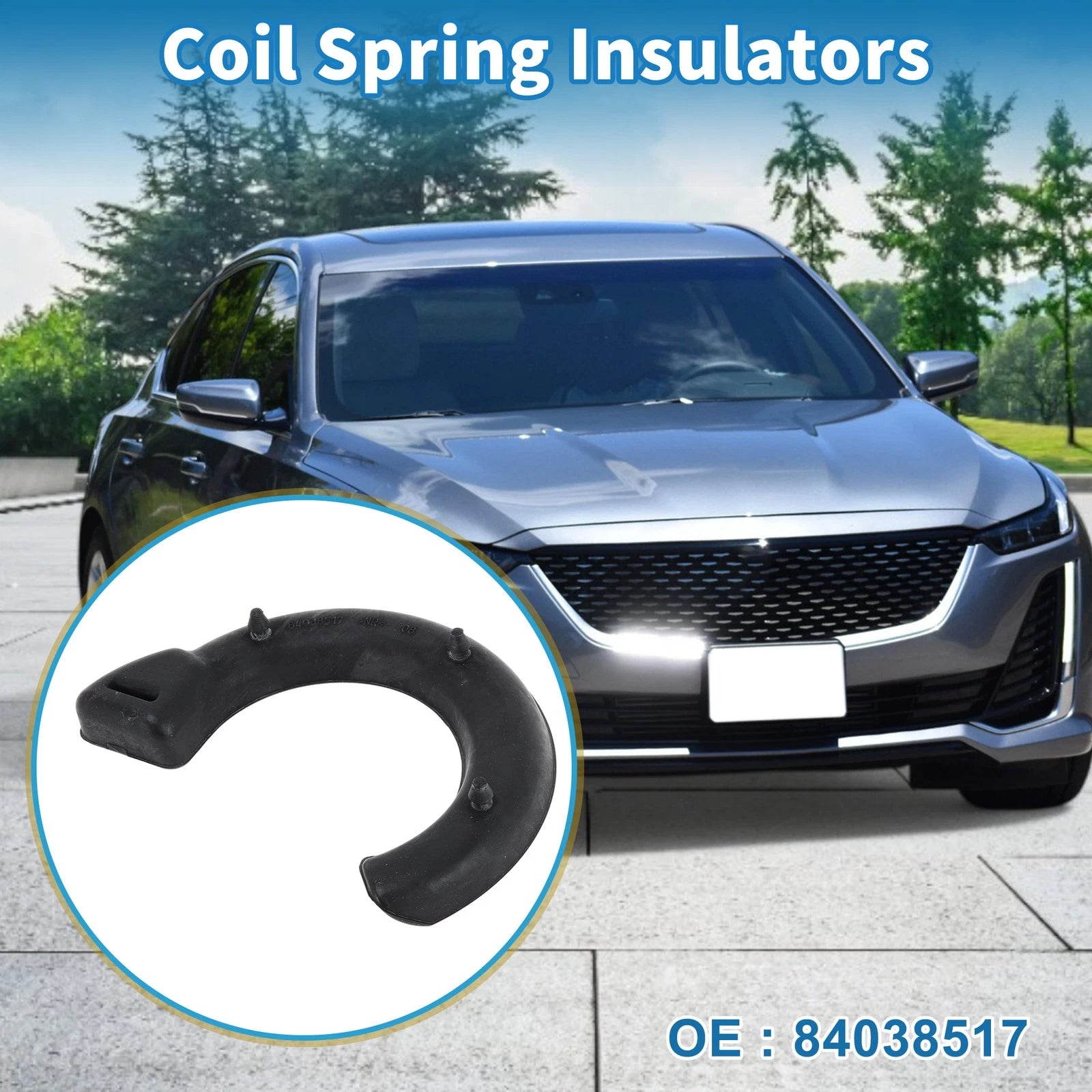 Lower Coil Spring Insulator Rubber Replacement for Cadillac CT5 (2020–2024)