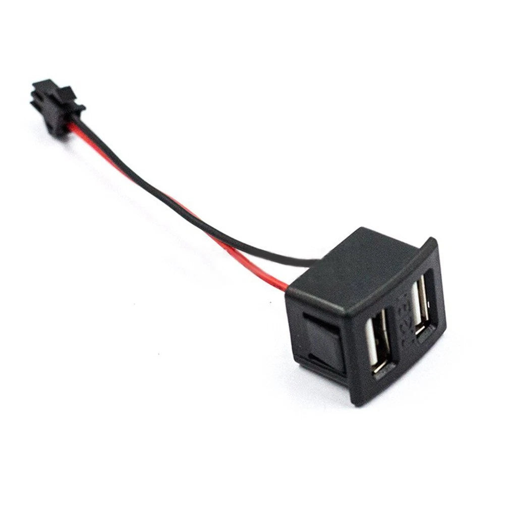 Double-Layer Female Type C Charging Socket for