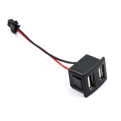 Double-Layer Female Type C Charging Socket for
