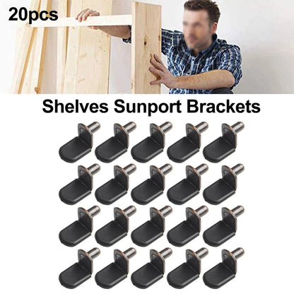 20x Shelf Support Pegs for Cabinet Brackets Red Bronze