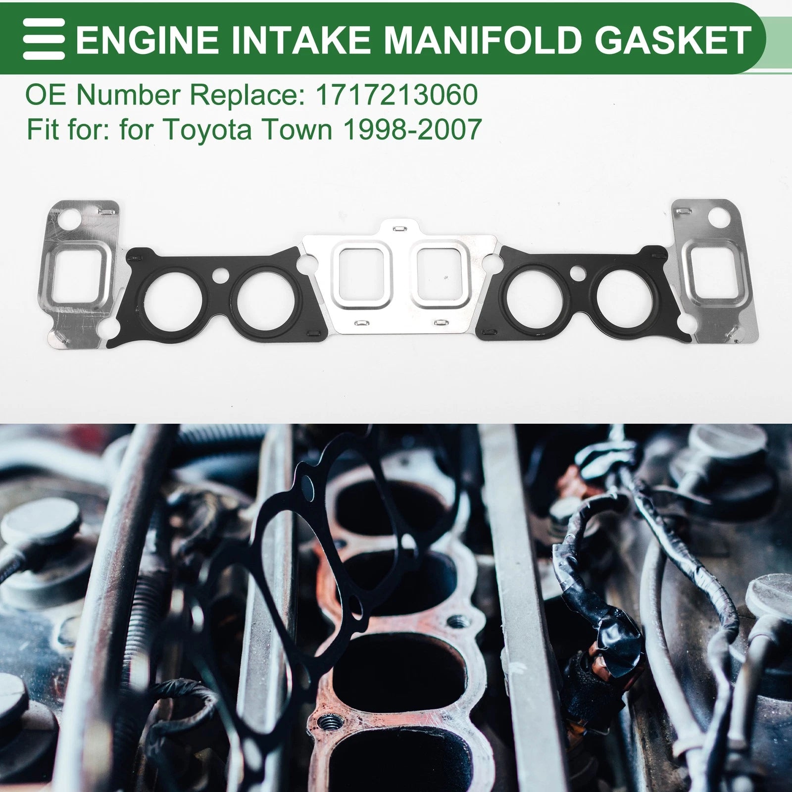 Engine Intake Manifold Gasket Replacement for Toyota Townace (1998–2007)