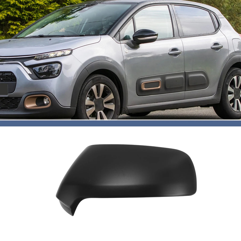 Left Passenger Side Mirror Cover Cap for Citroen C3 Picasso (2009–2017)