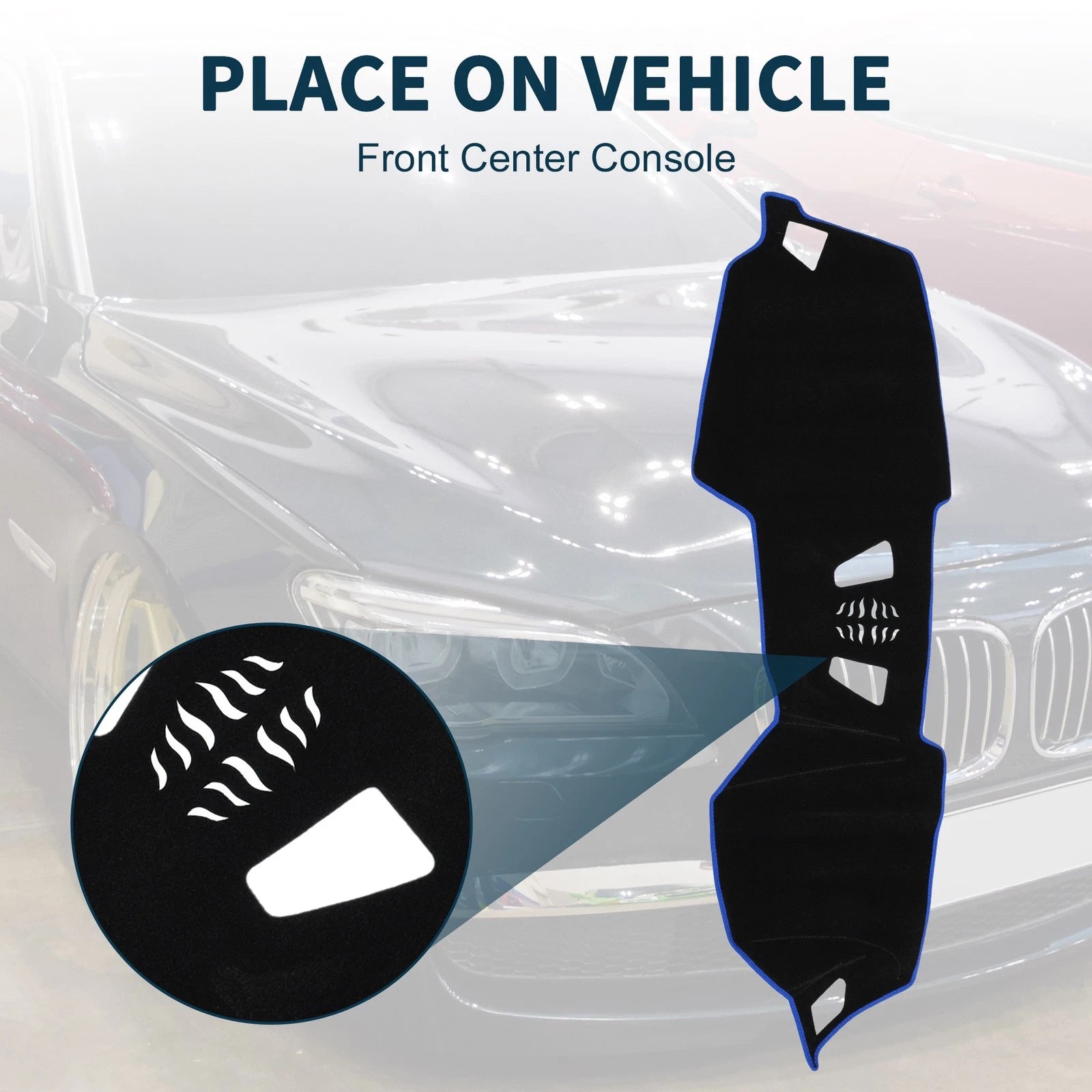 Dash Cover Mat Sun Protector Pad for BMW 4 Series 2021–2021