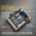 Fan Driver Board PCB 90.8x85.6mm for Motor Aging Tests (450V/68uF)