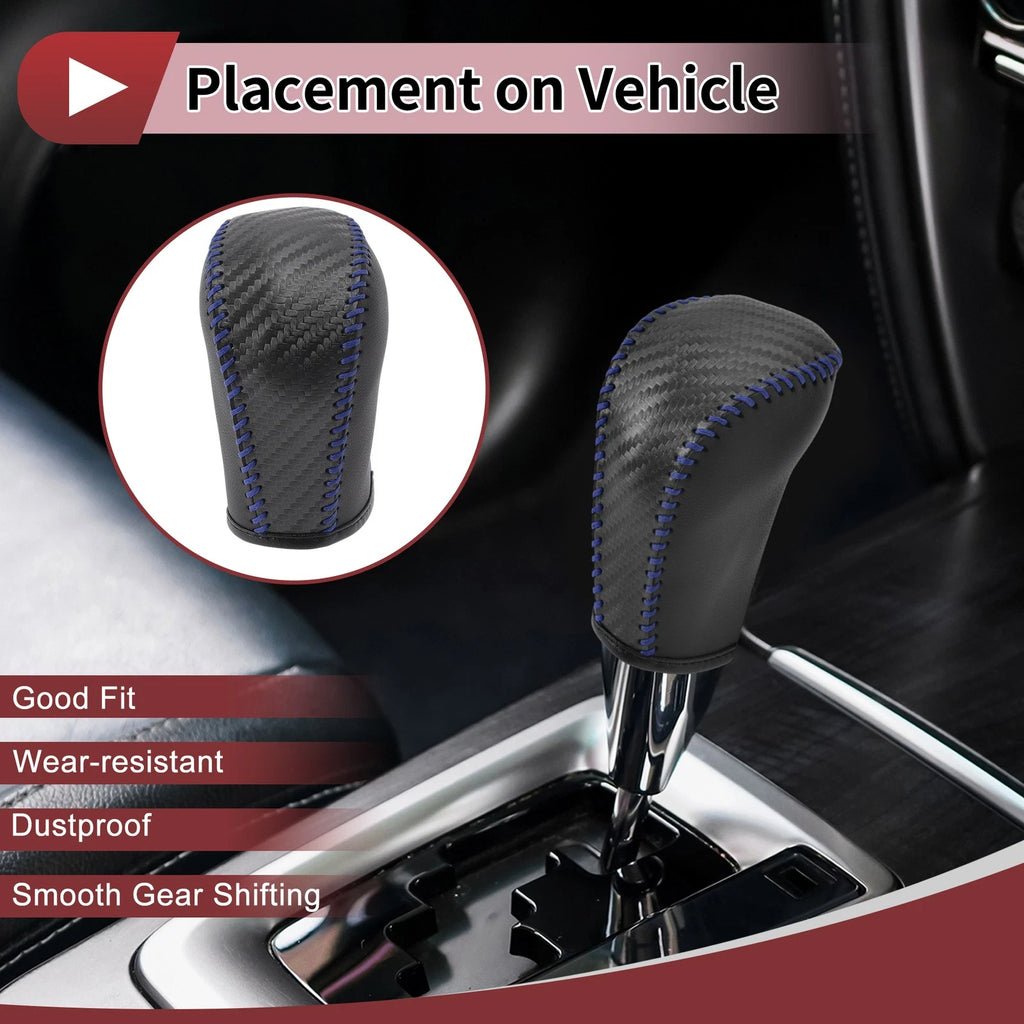 Gear Shift Knob Cover Replacement Faux Leather for Subaru Forester (2006–2012)