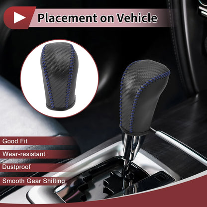 Gear Shift Knob Cover Replacement Faux Leather for Subaru Forester (2006–2012)