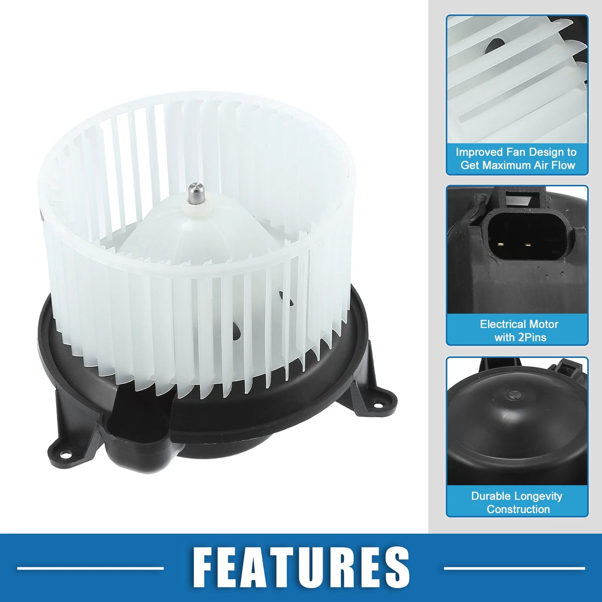 HVAC Heater Blower Motor Replacement for Chevrolet Avalanche 1500 (2003–2006)