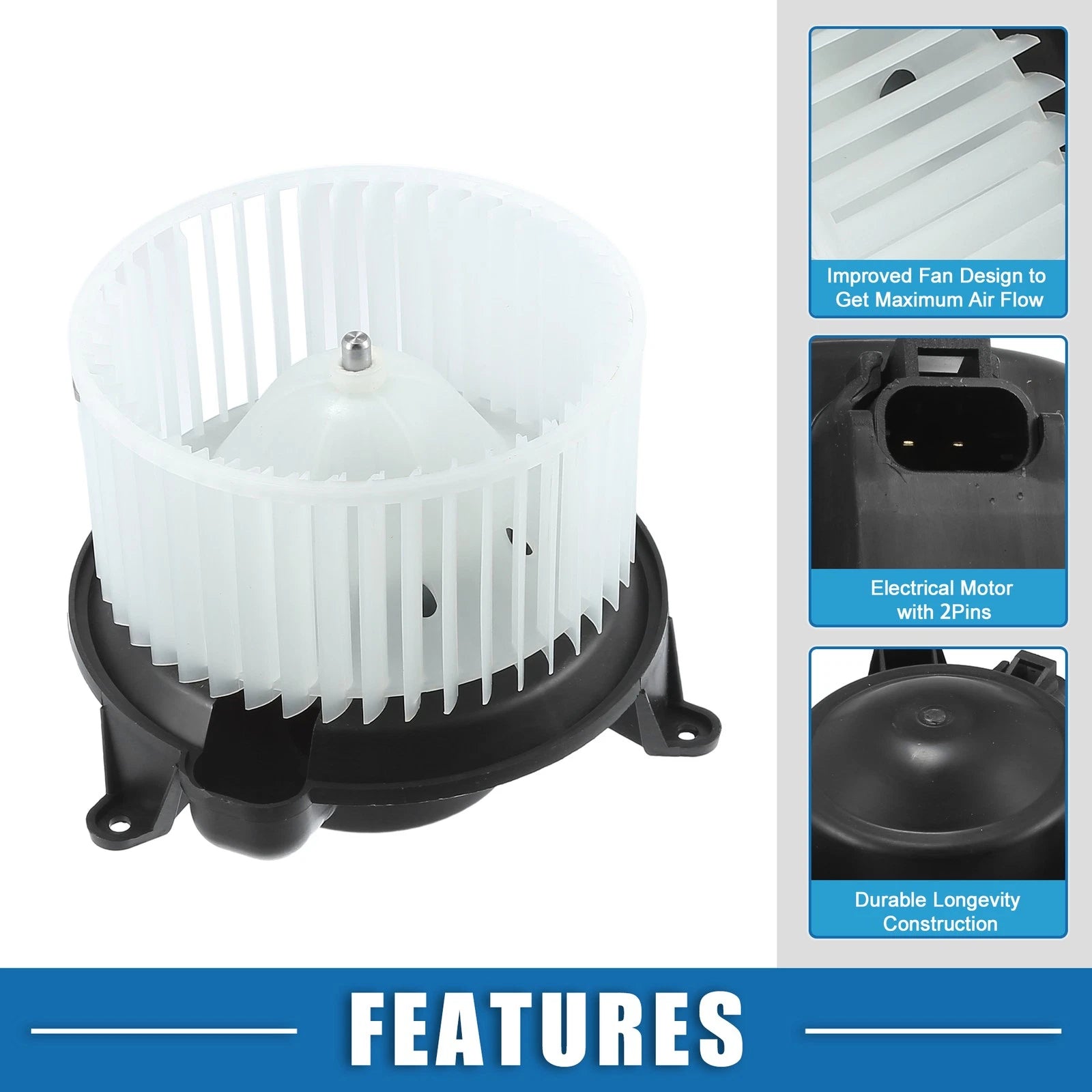 HVAC Heater Blower Motor Replacement for Chevrolet Avalanche 1500 (2003–2006)