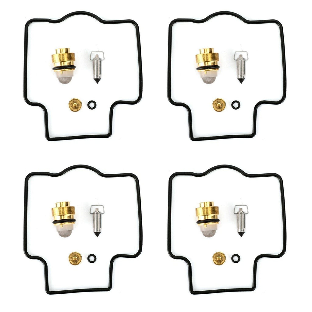 4X Carburetor Repair Kit for Kawasaki Ninja ZX-11 (1990–2001), ZX-9R (1998–2005), ZZR1200