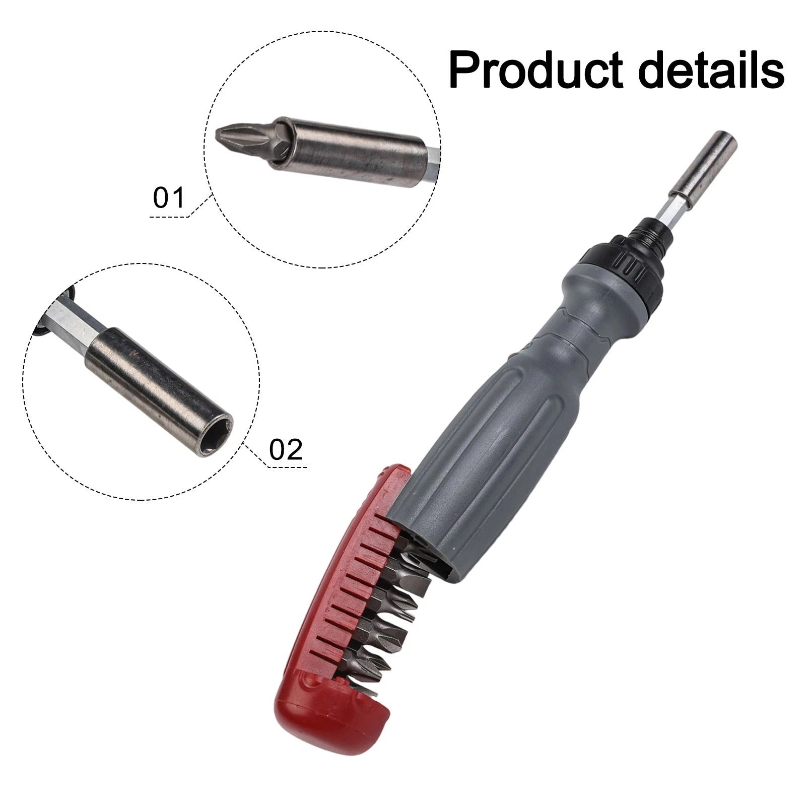 10-in-1 Ratchet Screwdriver Set with Quick Change Mechanism