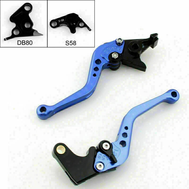 Short Brake Clutch Levers for Aprilia Tuono V4R (2011–2014) T9 Blue