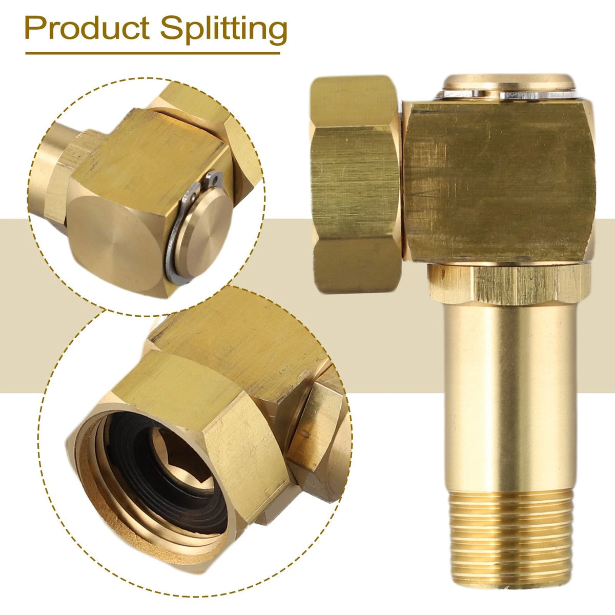 Swivel Elbow Connector for Outdoor Garden Hose Reel