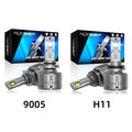 4X H11 9005 LED Headlight Bulbs for