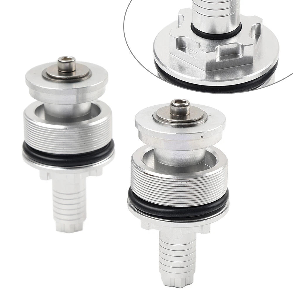 41mm Fork Cap Bolts for Yamaha R3 (2015–2016) - Preload Adjusters, Silver