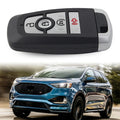 Set of 4 Button Remote Key Shell Case Fob for Ford Edge (2017–2020)