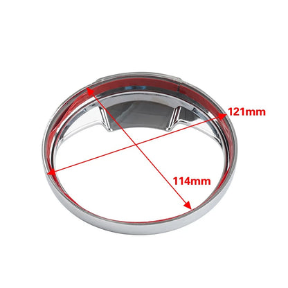 5" Gauge Visor Ring Speedometer Cover Bezel For Harley Road King Dyna Softail