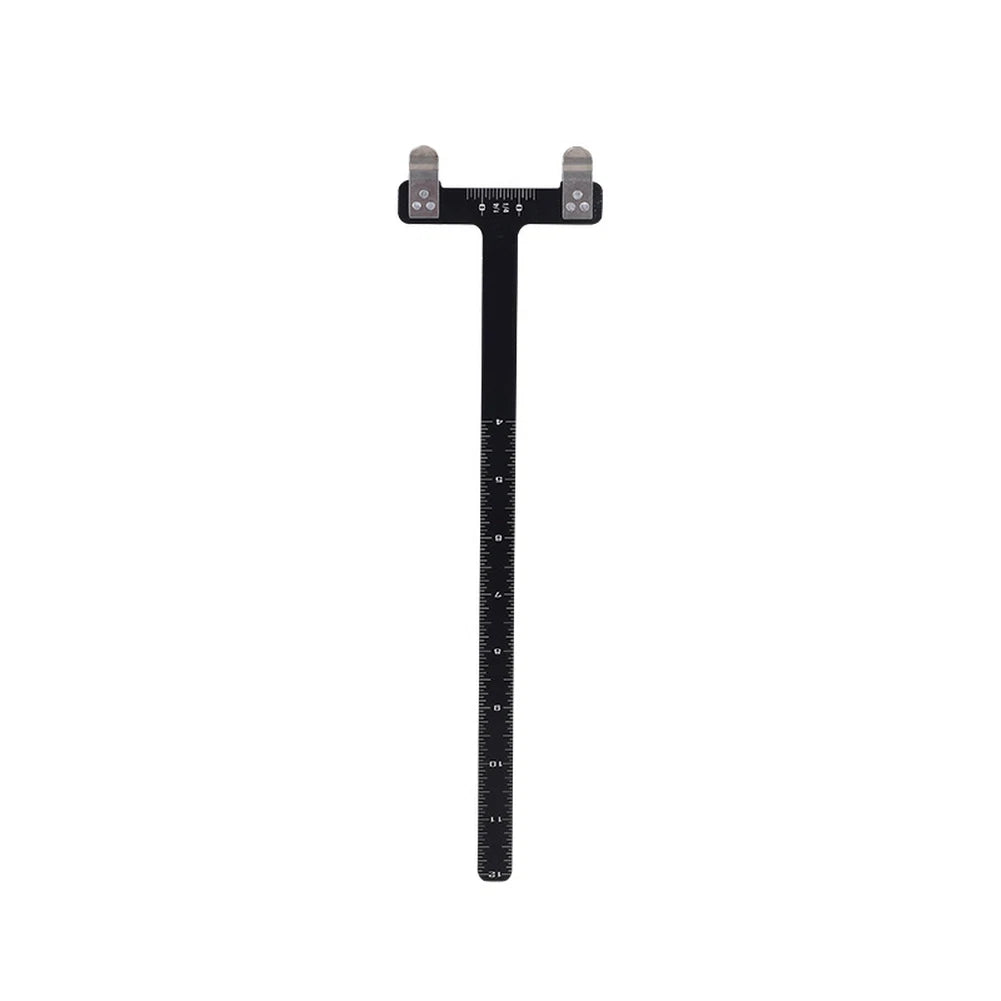 Aluminum Alloy T-Shape Bow Measuring Tool for Accurate String Distance Reading