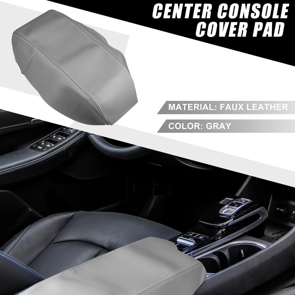 Center Console Armrest Cover Trim for Hyundai Sonata (2015–2019) Gray