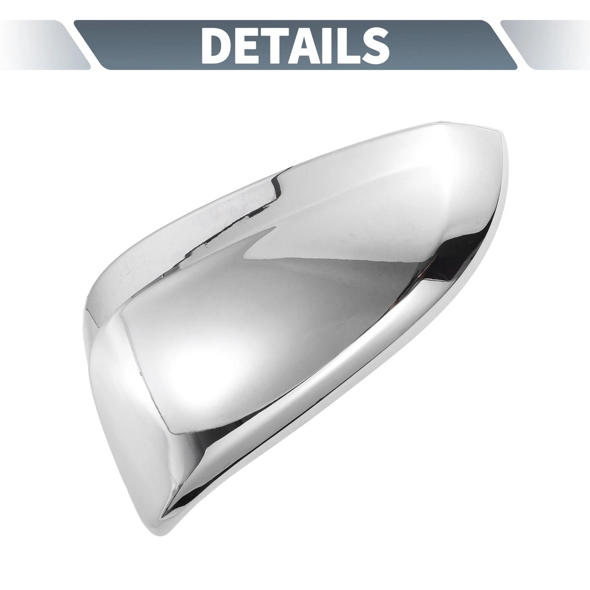 Rearview Mirror Cover Overlay Chrome Plated for Toyota Hilux (2015–2022)