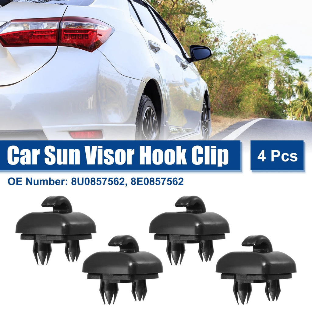 4 Pcs Sun Visor Clip Retainer Replacement for Audi (2005–2015)