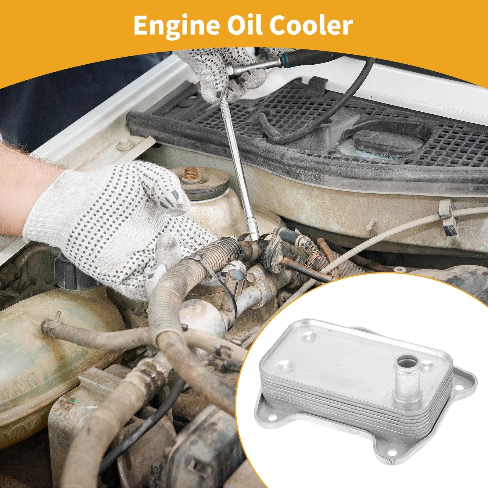 Engine Oil Cooler for Mercedes-Benz G-Class W463 2006–2018 OEM Replacement