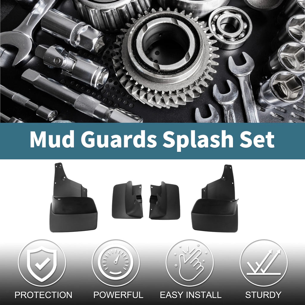 Mud Flaps Splash Guards 1 Set for Toyota Land Cruiser LC100 (1998–2007)