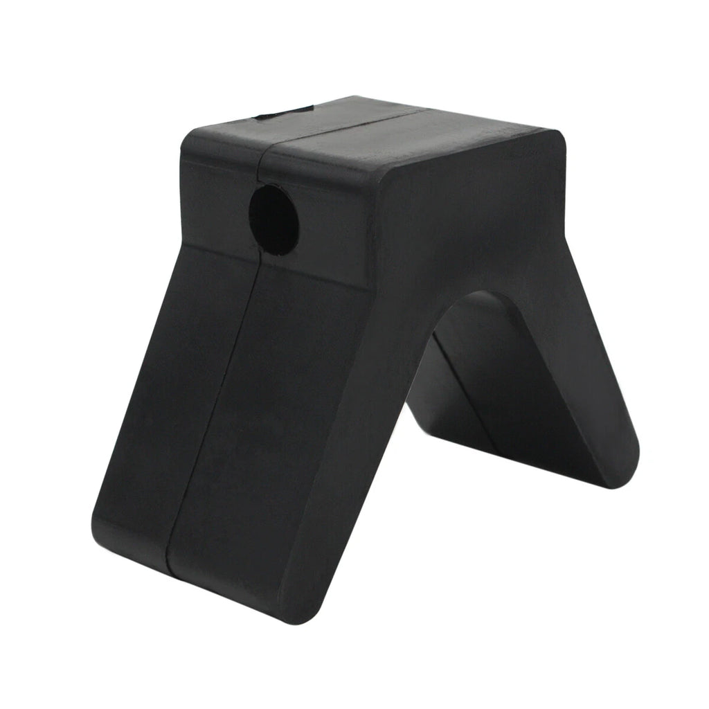 2" V-Style Bow Stop With 1/2" Mounting Hole Diameter Boat Trailer Non Marking