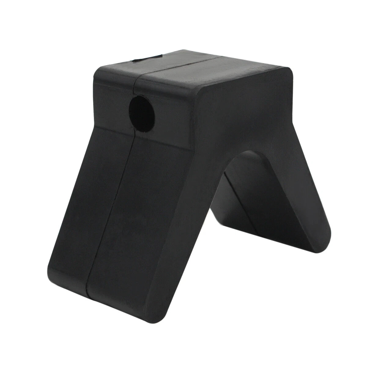 2" V-Style Bow Stop With 1/2" Mounting Hole Diameter Boat Trailer Non Marking