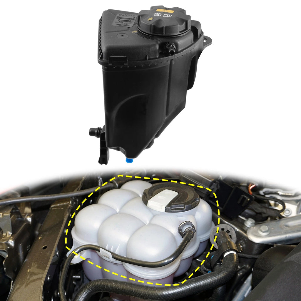 Coolant Reservoir Tank Replacement with Cap Sensor for BMW 550i E60 (2004–2010)