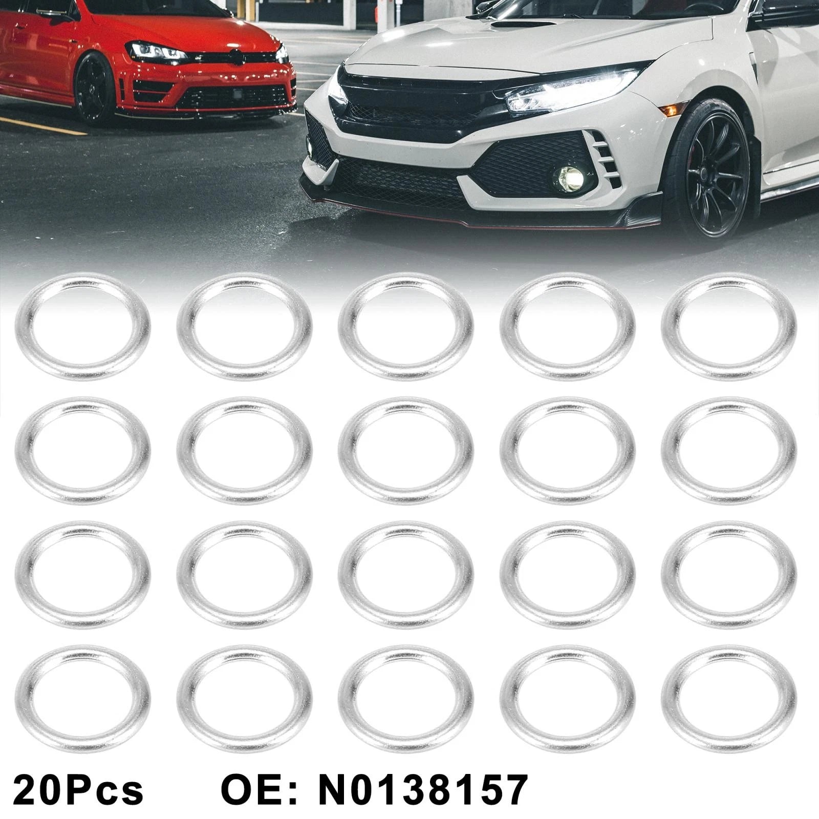 M14 Oil Drain Plug Gasket Set for Volkswagen Audi (2000–2024)