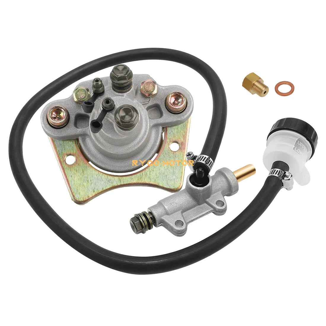 Rear Brake Caliper & Master Cylinder for Polaris Scrambler 500 (2005–2009)