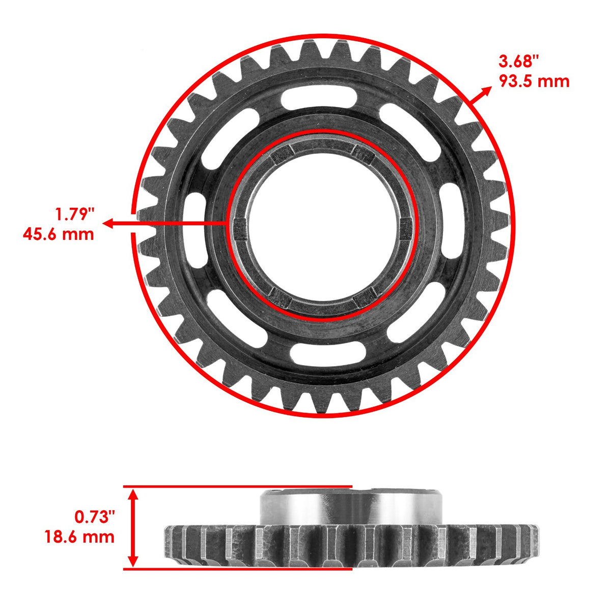 Starter Clutch Idler Drive Gear Gaskets for Honda TRX450ER ES (2006–2014)