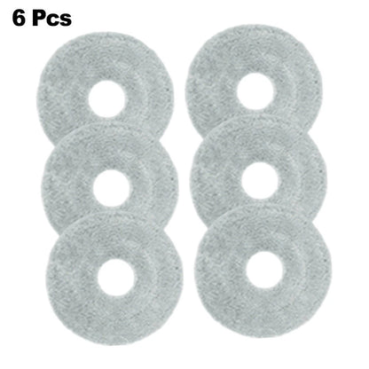 6 Pack Microfiber Mop Cloths for Dreame D30 Ultra Robot
