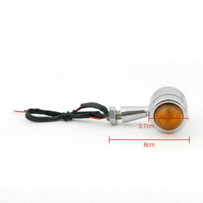 2X Bullet Mini Heavy Duty Turn Signal Indicators for Motorcycle (CHR T9)