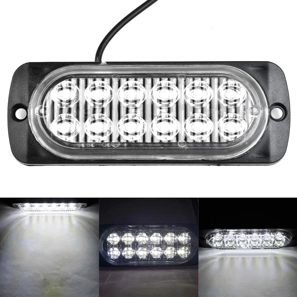 12-LED Safety Light for Car Truck (36W, Dust Proof)