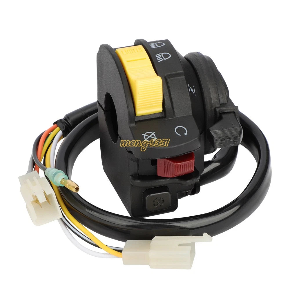 Handlebar Switch Start Stop Headlight for Suzuki QuadRunner LT160E LT230E (1990–1999)