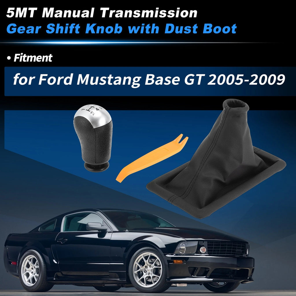 5MT Shift Knob Dust Boot for Ford Mustang (2005–2009)