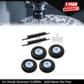 Solid Never Flat Tires All Terrain Wheel Kit for Honda Generator EU3000is (2003–2023)