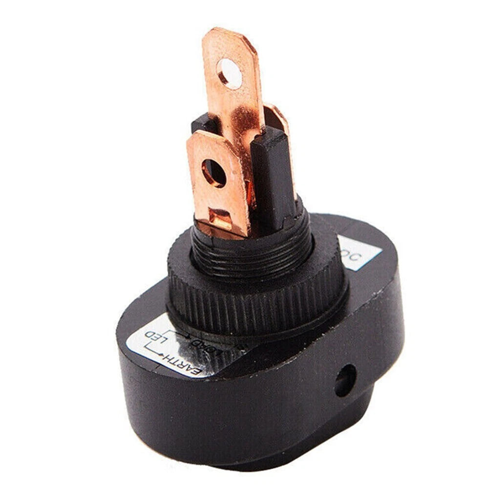 5 Pack 12 Volt 30 Amp Illuminated Rocker Switch for Vehicle and Marine Use