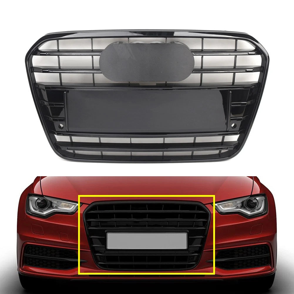 Front Radiator Grill Upper Grille for Audi A6 C7 S6 (2012–2015)
