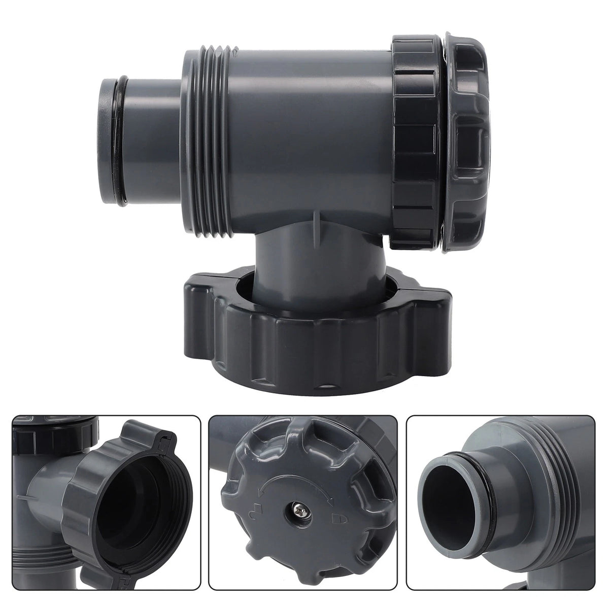 On Off Plunger Valve for Swimming Pool Filter Pump (Compatible)