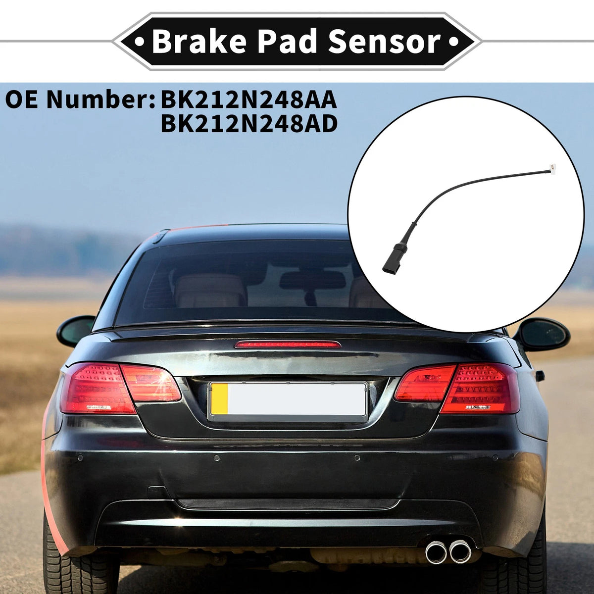 1pc Brake Pad Wear Sensor for Ford Transit (2012–2024) No.BK212N248AA