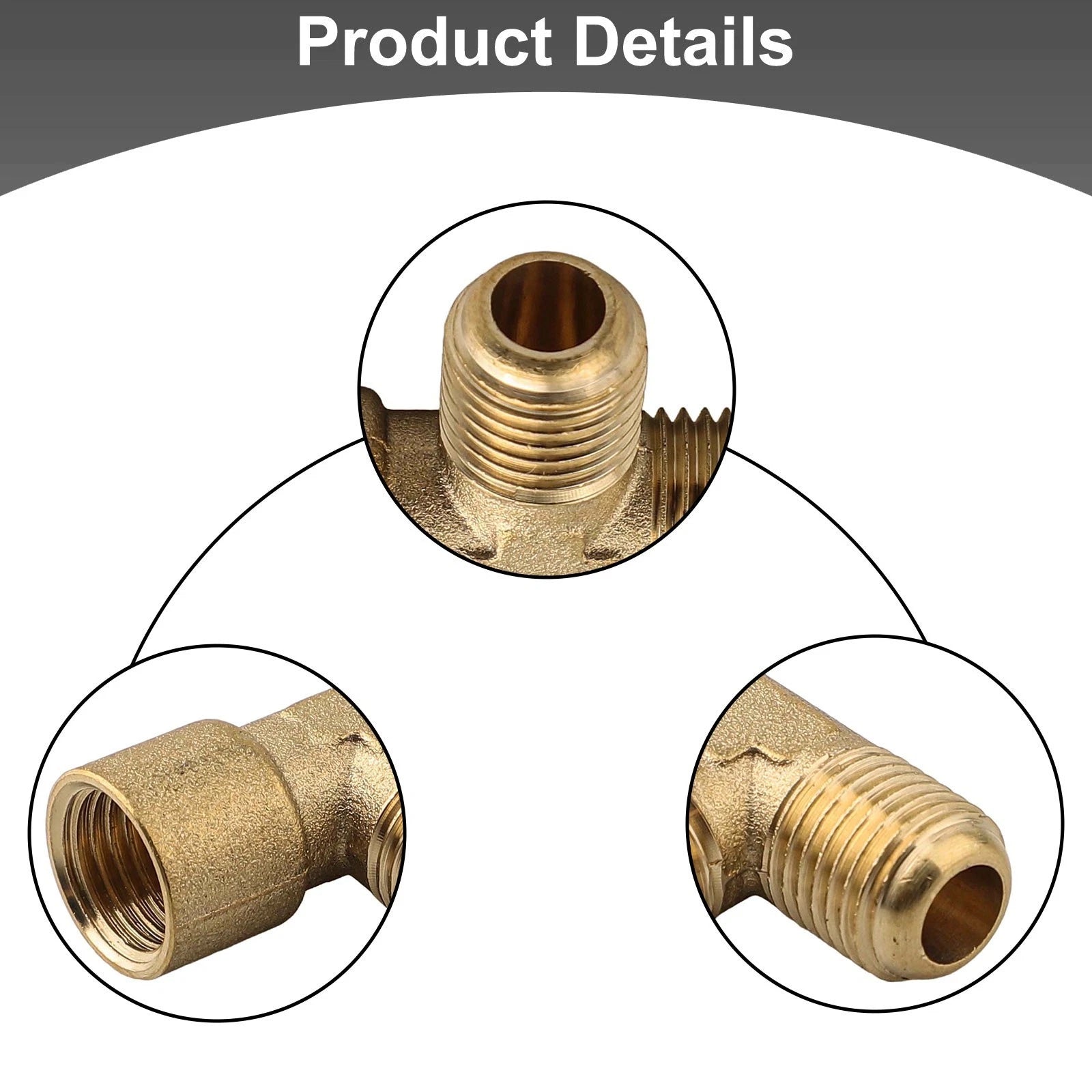 Copper Tee Conversion Joint for Piston Air Compressor (Enhanced Performance)
