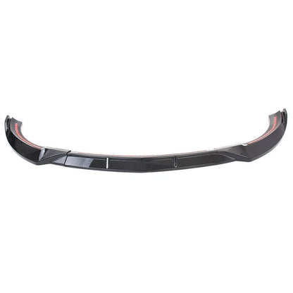 3X Glossy Black Front Lip Bumper Kit for Benz E-Class W213 (2017–2023)