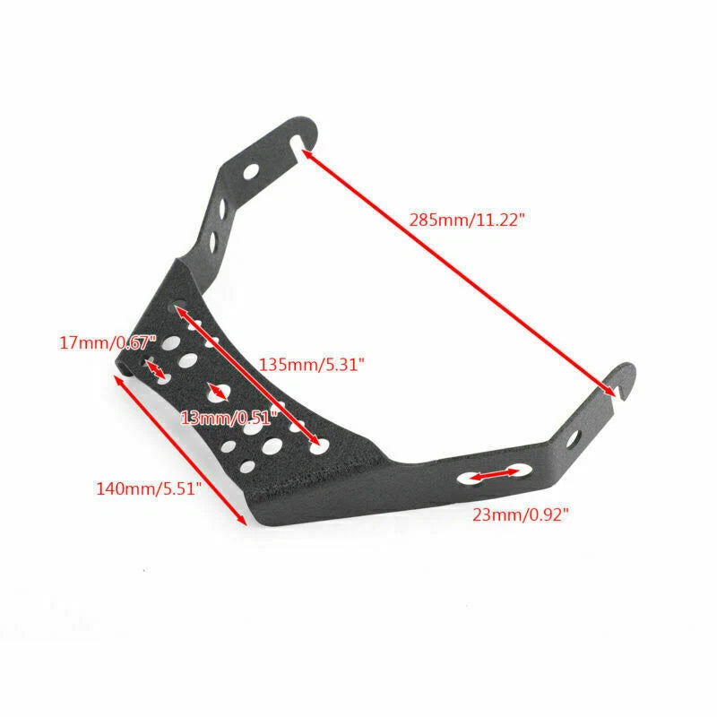 10" LED Light Bar Mounting Bracket for Suzuki Z400, Kawasaki KFX 400, 450R