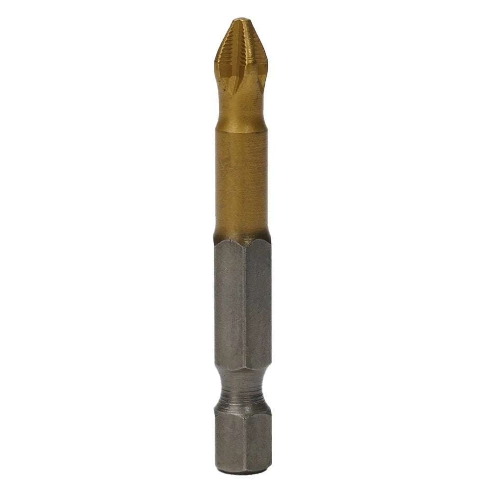 Set of 5 Anti-skid Screwdriver Bits 1/4in 50mm